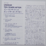 Ten Years After - Undead +4, Lyric book